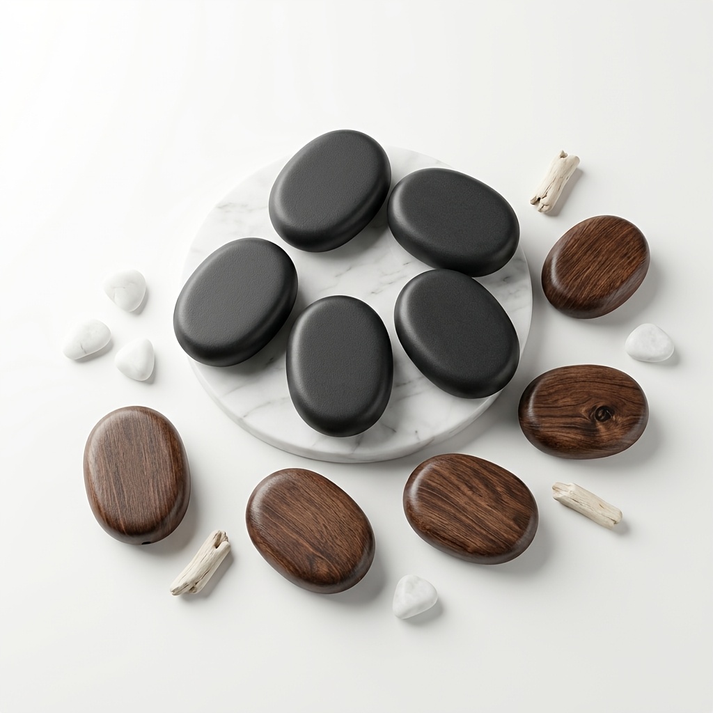 Dark Brown and Black Wooden Pendants for DIY Crafting